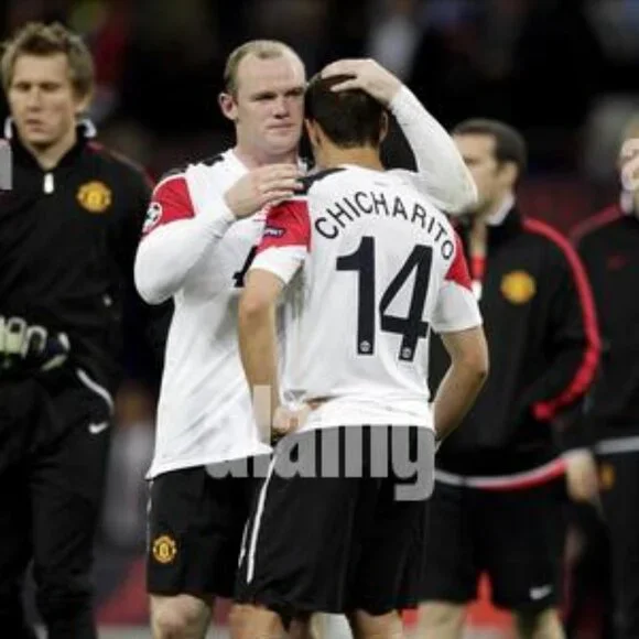 Chicharito #14 Manchester United 2010/2011 Away ORIGINAL Nike Soccer Jersey (L)